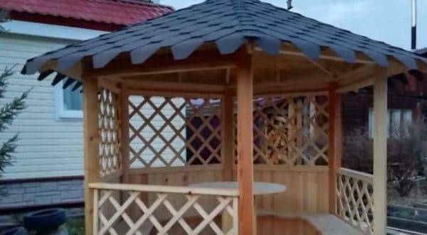 Gazebos DIY en bois : une sélection d'idées et des instructions de montage détaillées