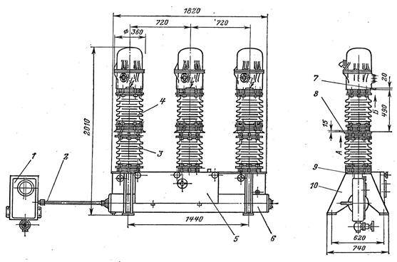 Interrupteurs vmt, vmpe, vpm - interrupteurs à huile