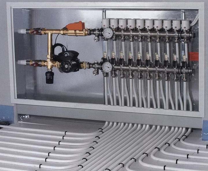 Installation indépendante de convecteurs au sol