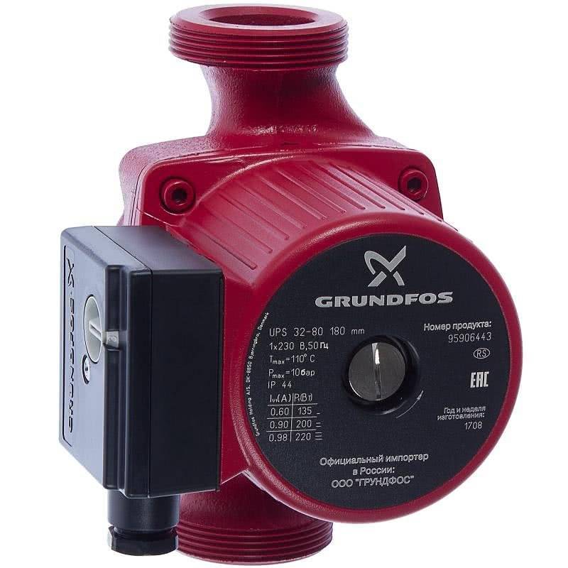 Pompes de circulation Grundfos ups : modèles, spécifications