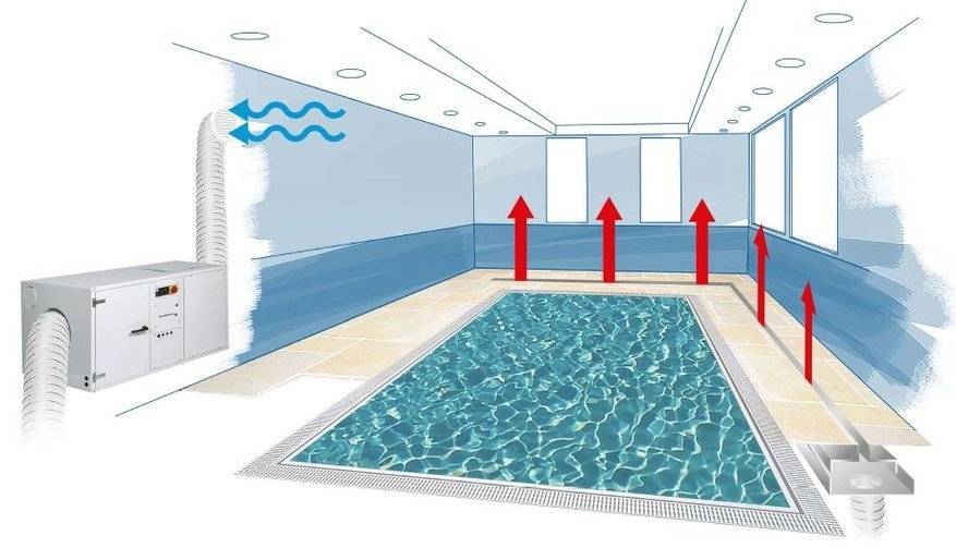 Organisation de la ventilation de la piscine : les meilleures façons d'aménager