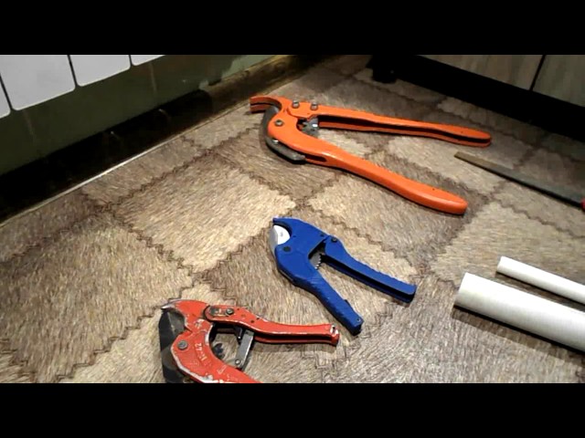Ciseaux pour couper les tuyaux en polypropylène : lesquels choisir et comment les utiliser correctement
