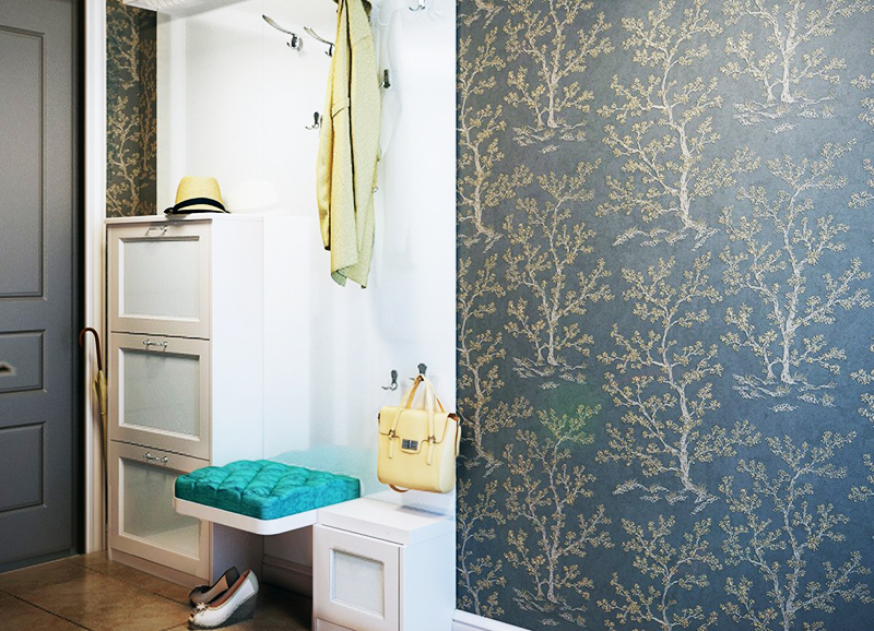 5 façons de sélectionner avec succès des meubles pour agrandir visuellement le couloir