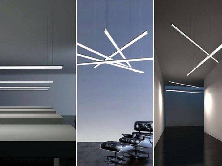 Lampes LED linéaires: caractéristiques, types + nuances de montage des lampes linéaires