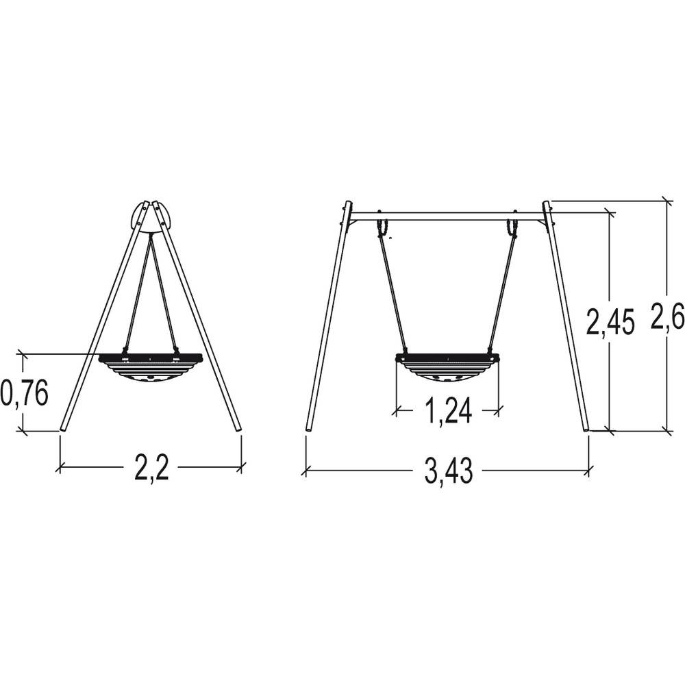 Comment fabriquer soi-même une balançoire de jardin en métal: dessins, photos, vidéos
