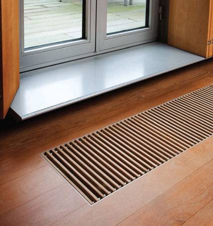 Installation indépendante de convecteurs au sol