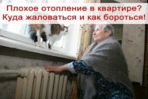 Nous rédigeons une plainte au Code criminel concernant le manque de chauffage