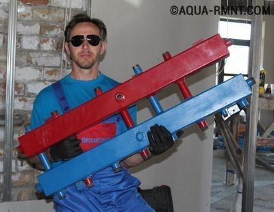 Peigne de distribution du système de chauffage: objectif, principe de fonctionnement, règles de connexion