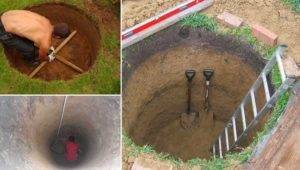 Types et méthodes de construction d'un puits dans le pays