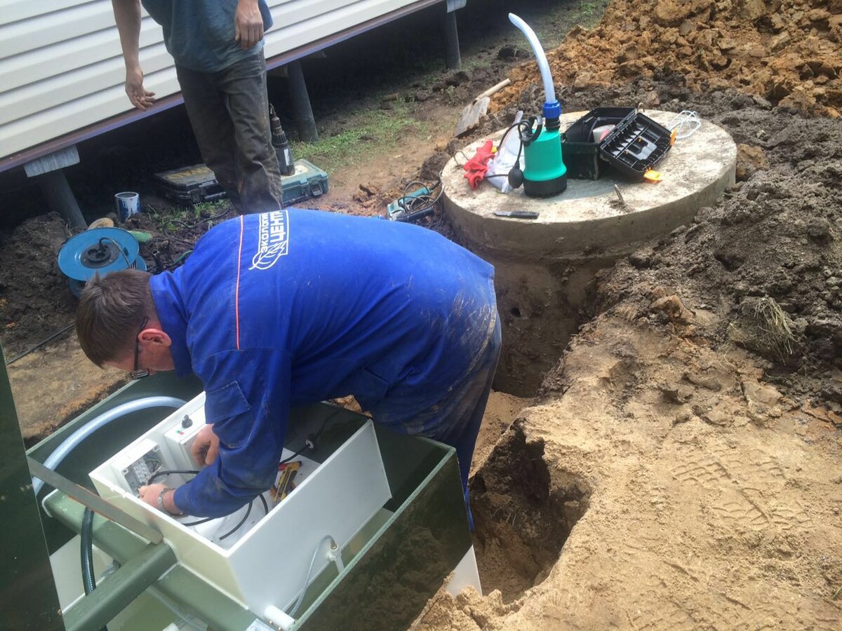 Instructions pour l'auto-assemblage d'une fosse septique