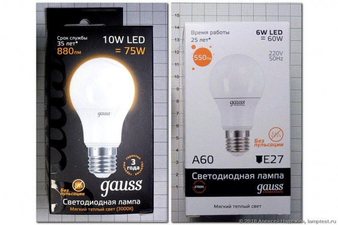 Lampes LED gauss ou iek - quel est le meilleur choix