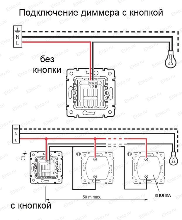 Comment connecter un gradateur au lieu d'un interrupteur - schéma de connexion