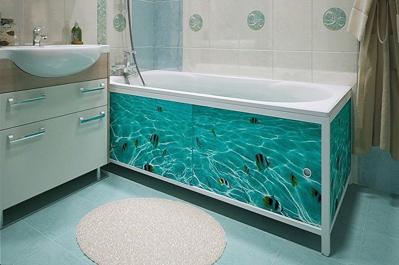 Comment faire un écran de salle de bain fonctionnel avec des étagères