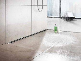 Comment faire un caniveau de douche dans le sol sous le carrelage: guide de construction et d'installation