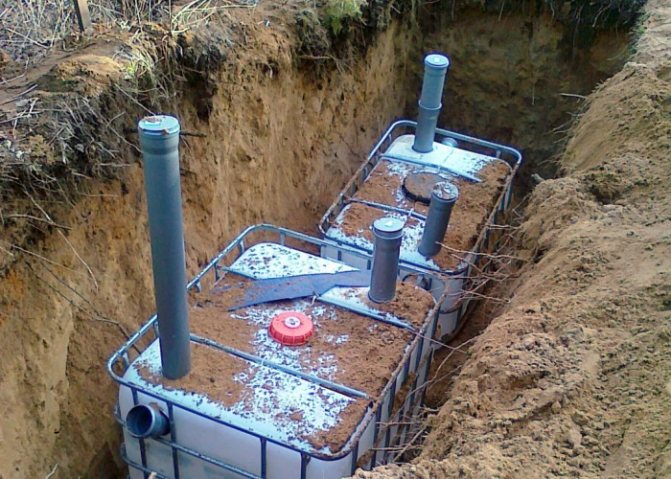 Fosse septique à faire soi-même: types, schémas et fabrication