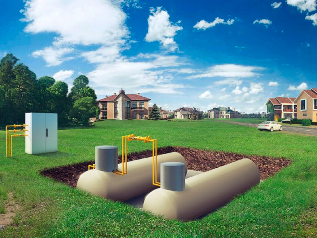 Gazéification autonome d'une maison privée: schémas des systèmes d'alimentation en gaz