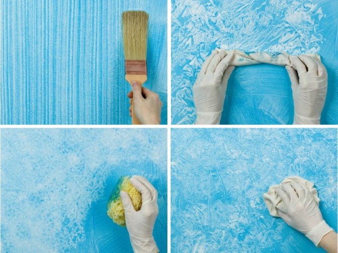 Peinture murale décorative de vos propres mains - 10 options!