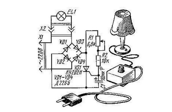 Installation du gradateur: un schéma et des instructions étape par étape pour connecter un gradateur
