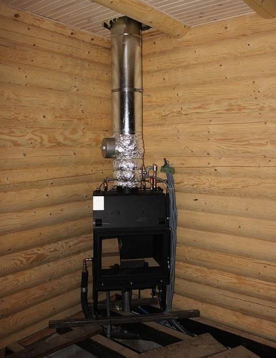 Vue d'ensemble des poêles-cheminées avec raccordement pour le chauffage de l'eau