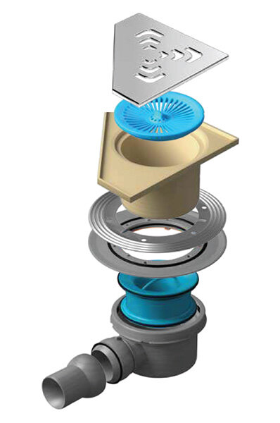 Siphon pour cabine de douche avec bac bas: types, règles de sélection, montage et installation