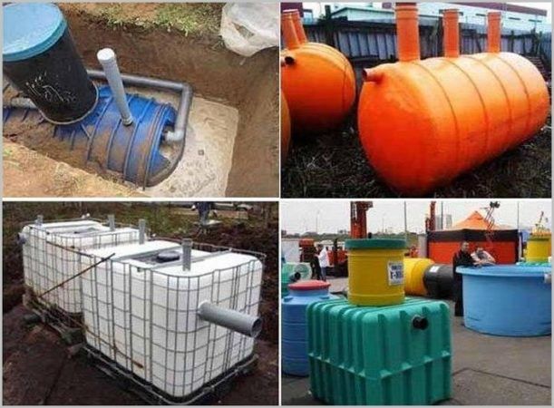 Conceptions de fosses septiques sans pompage: aperçu et comparaison de 4 options les unes avec les autres