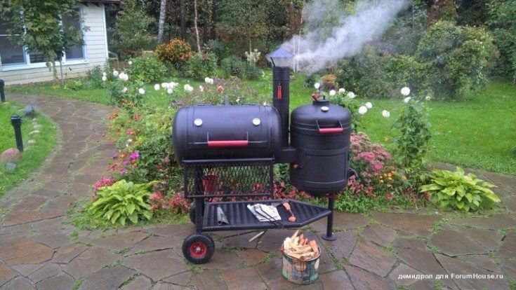 Brasier à faire soi-même à partir d'une bouteille de gaz: instructions et caractéristiques