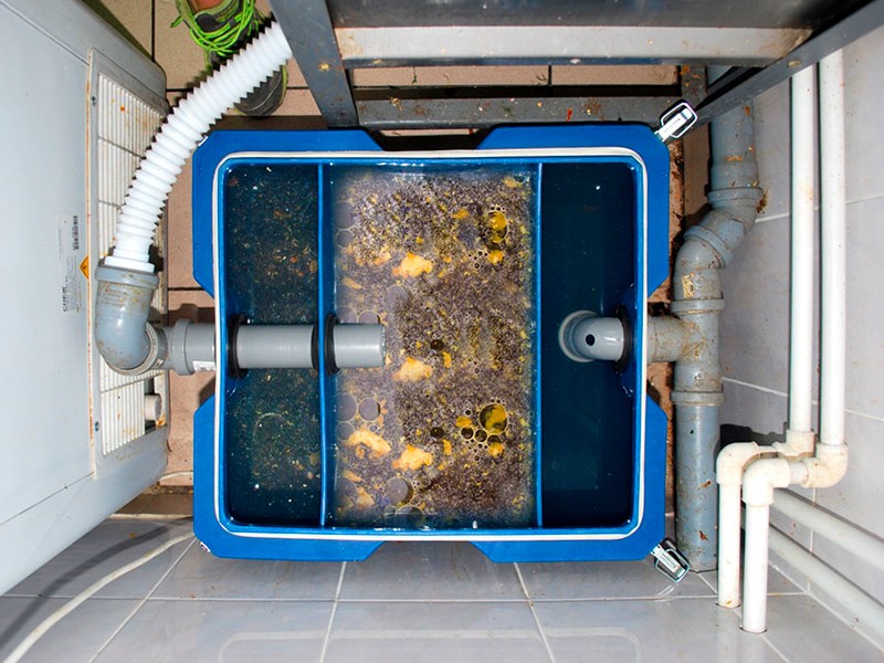 Piège à graisse domestique: séparateur de graisse à faire soi-même dans l'évier, dessins pour l'évier, séparateur d'égout