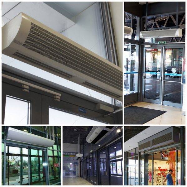 Examen des modèles de rideaux d'air électriques Ballu