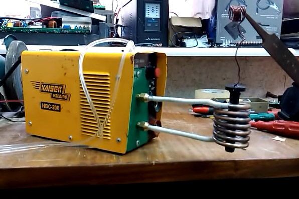 Appareil de chauffage par induction à faire soi-même à partir d'un onduleur de soudage