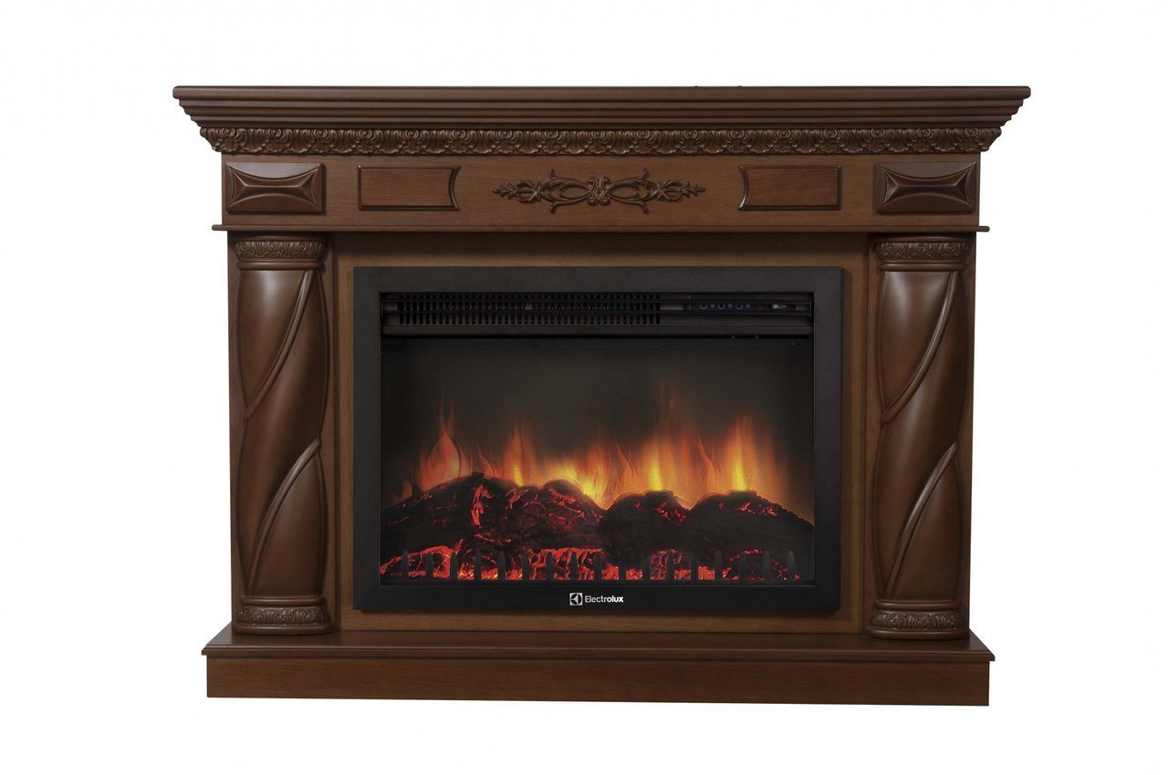 Le style et le design avec une cheminée électrique electrolux sont garantis
