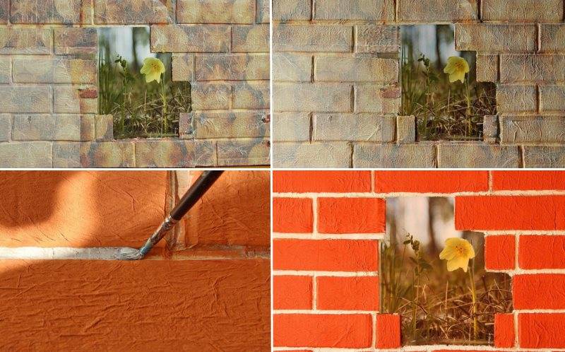 Imitation de brique avec du plâtre: nous finissons les murs sous une brique de nos propres mains