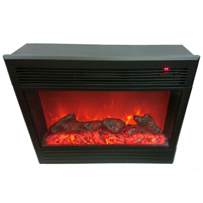 Portail de bricolage pour un foyer électrique en cloison sèche avec photo