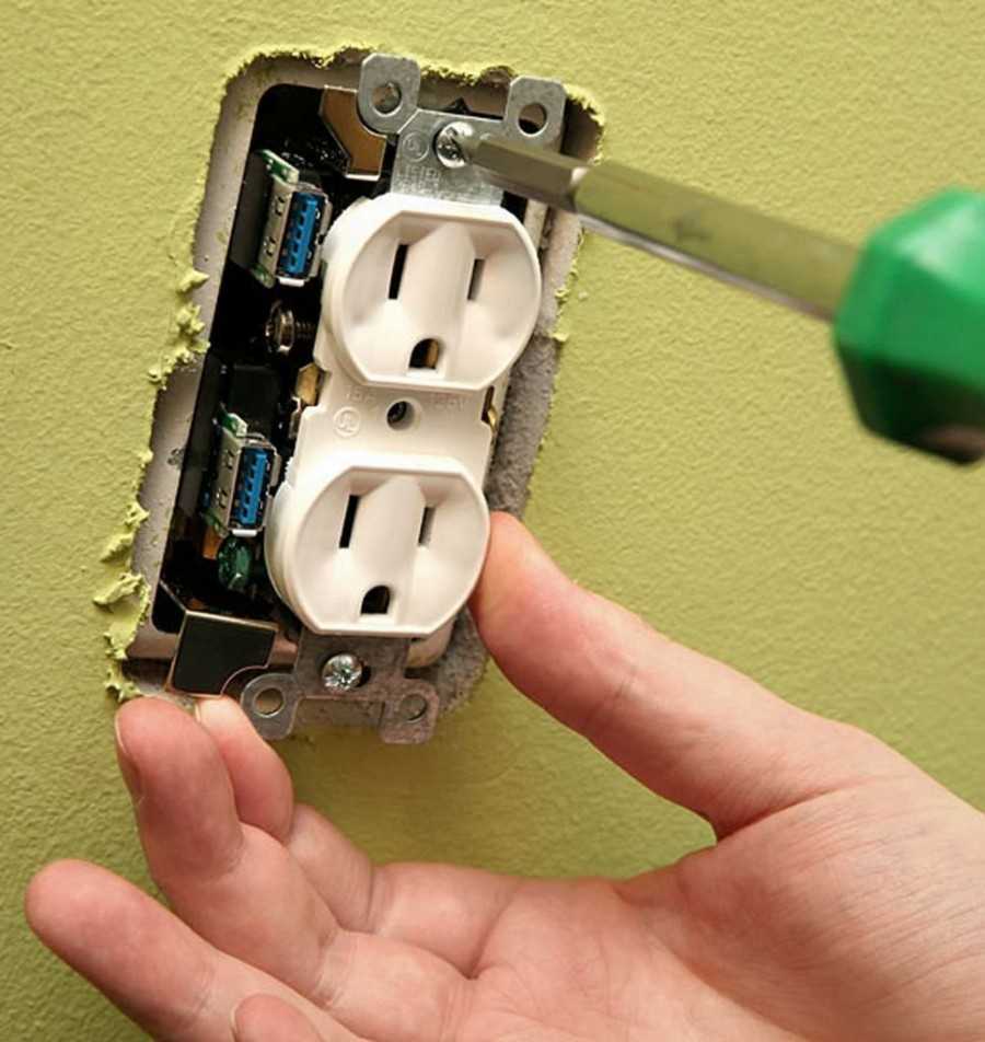 Comment réparer une prise si elle ne fonctionne pas et qu'il y a de la lumière