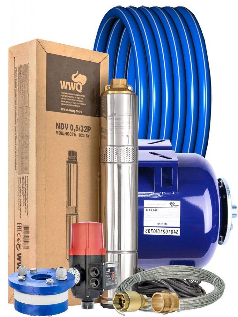 Pompes pour puits profonds jusqu'à 50 mètres : types de pompes submersibles et critères de sélection